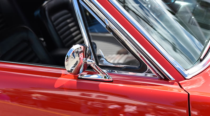 Vintage Car Side Mirror