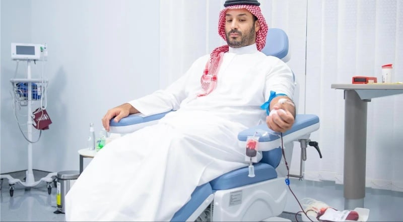 حملة ولي العهد للتبرع بالدم