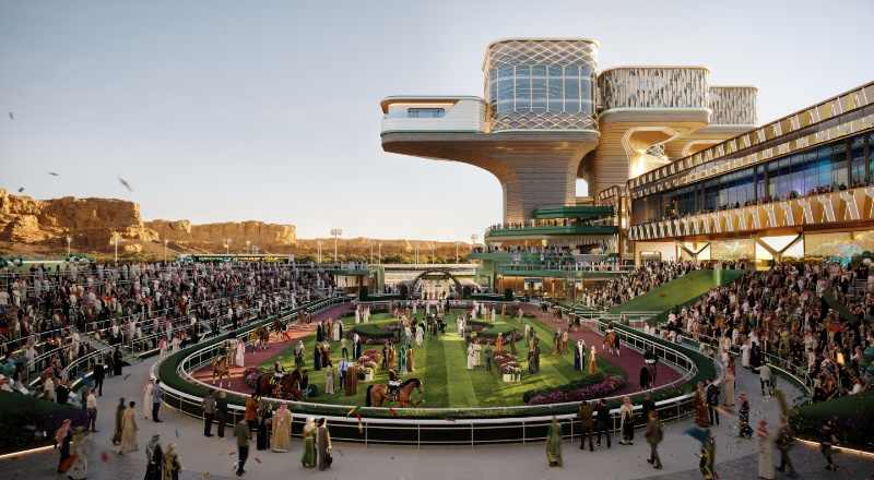 ميدان سباقات الخيل في مدينة القدية