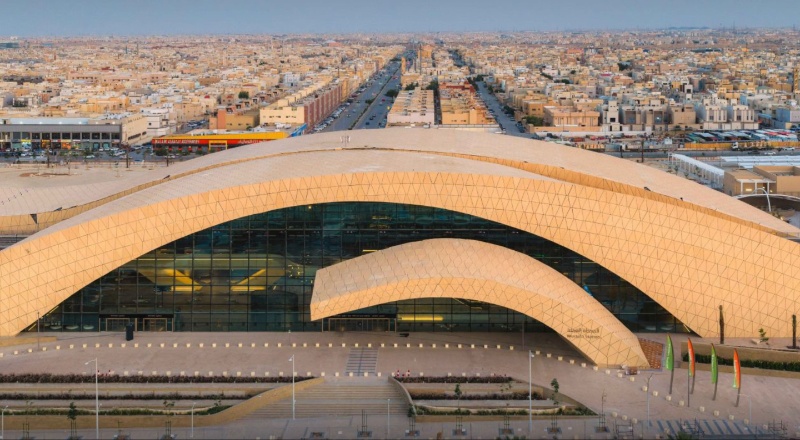 المحطة الغربية لمشروع قطار الرياض