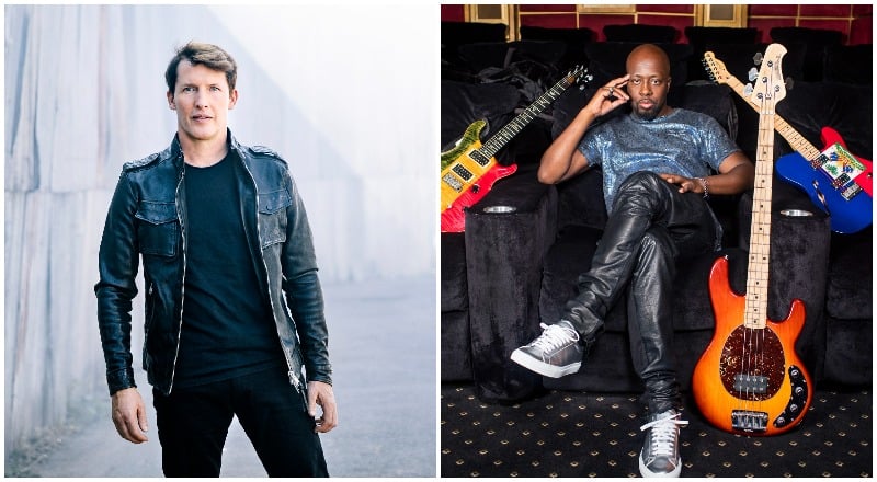 James Blunt and Wyclef Jean