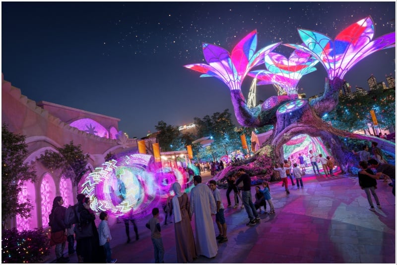 Twilight Gardens Six Flags Qiddiya City