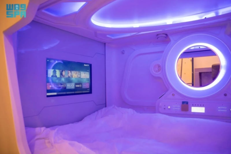 Riyadh Airport sleep pods