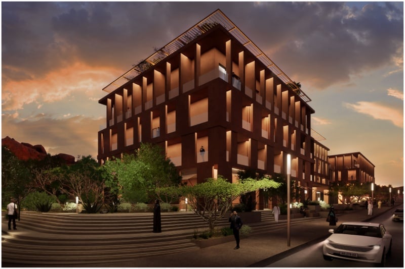 Rendering of the Autograph Collection Hotel in AlUla2