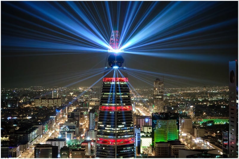 Noor Riyadh Dialogue - Al Faisaliah Tower