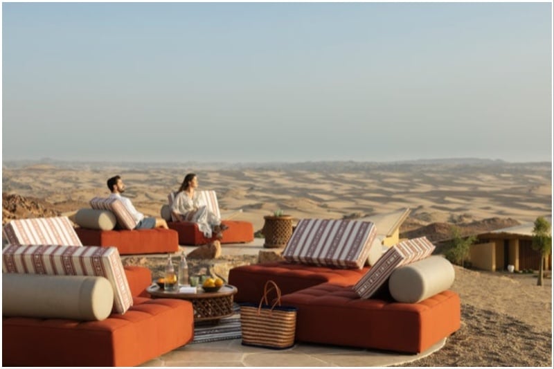 Six Senses Southern Dunes Al Sarab terrace