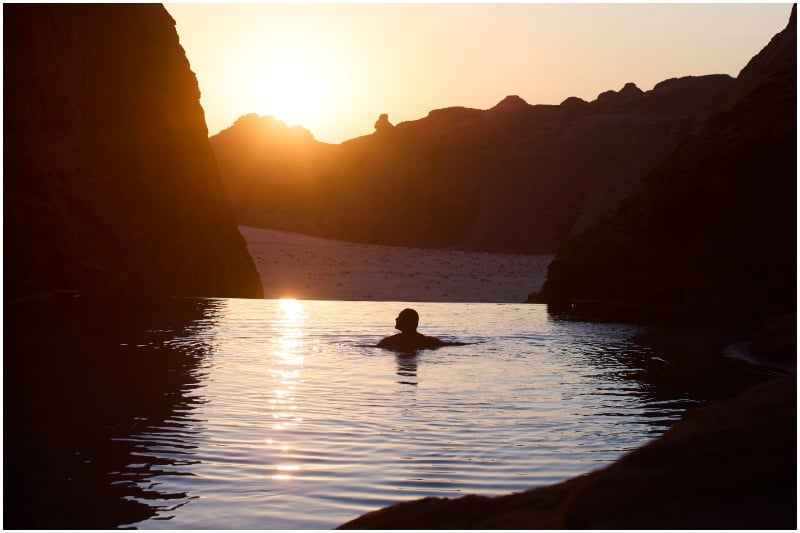 Banyan Tree AlUla rock pool