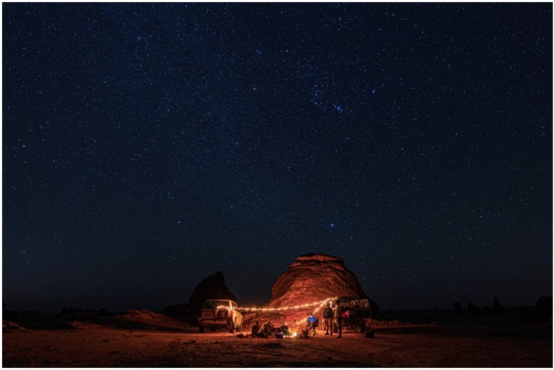 AlUla Skies Festival 2024 picnic under the stars