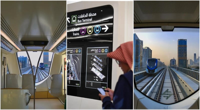 first day of the Riyadh Metro