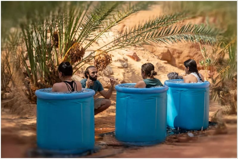 summer icebath