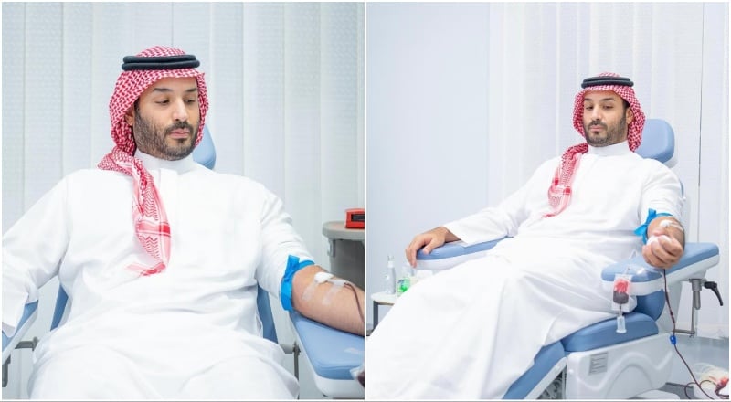 crown prince national blood donation campaign