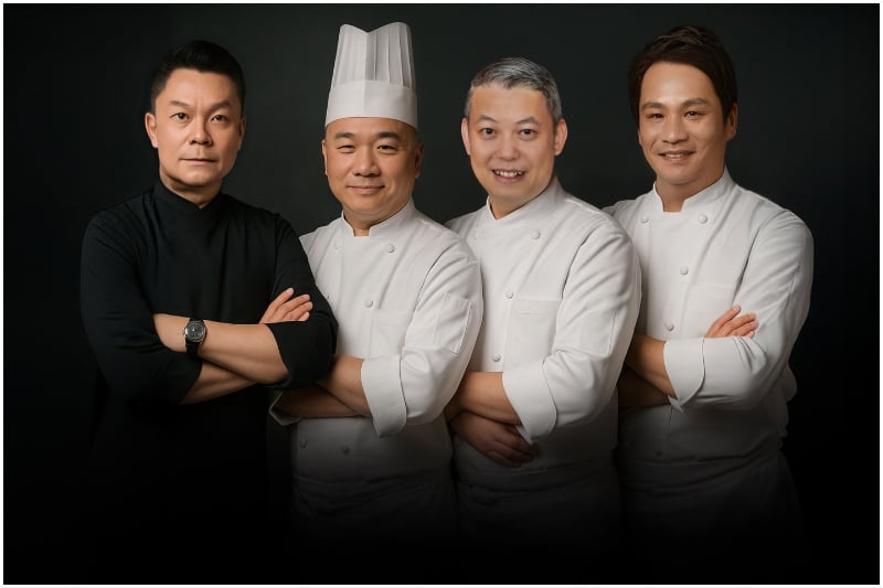 Master Chefs 8-hands dinner SHANGRI-LA