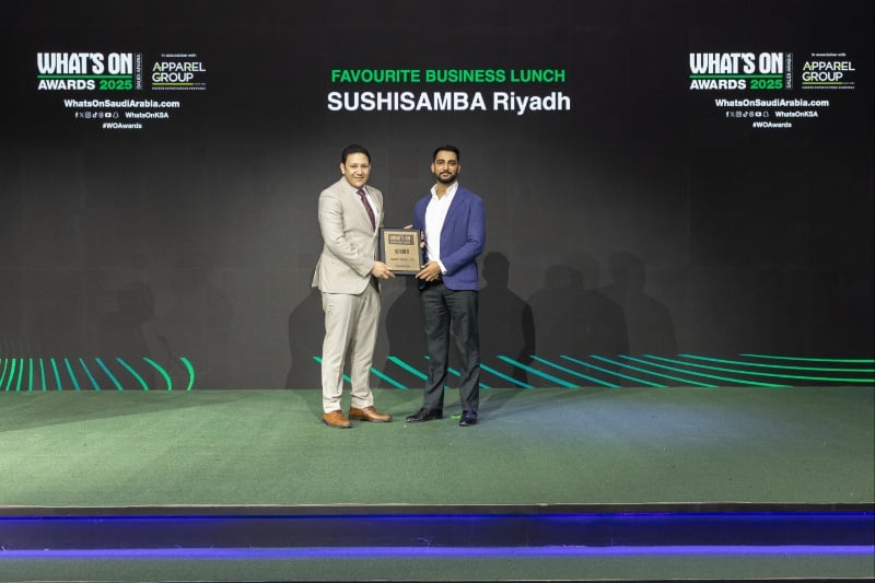 What’s On Saudi Arabia Awards 2025 winners - favourite business lunch