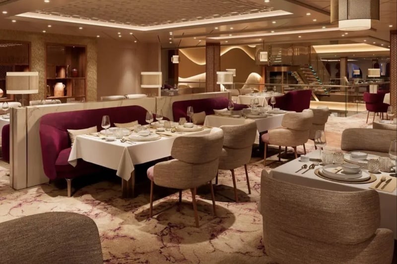 the AROYA Cruises Red Sea line