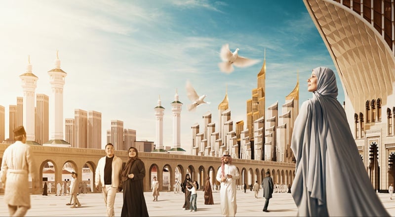 King Salman Gate in Makkah
