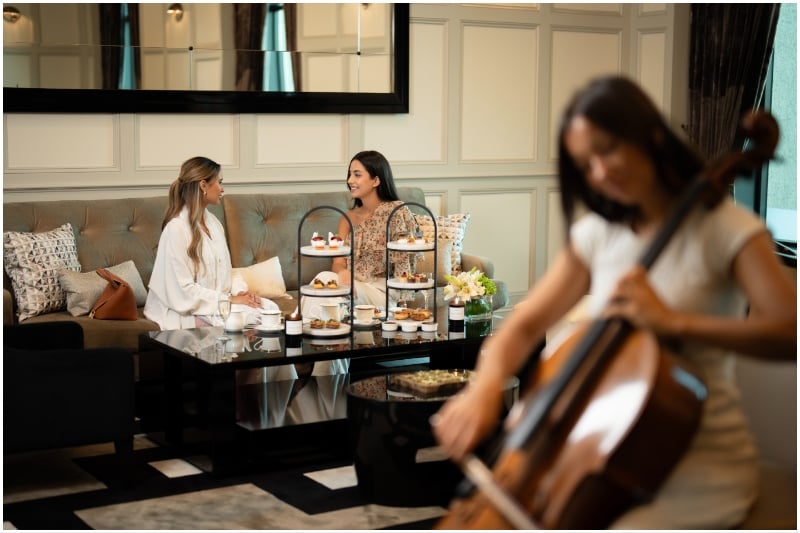 afternoon tea with BYREDO at Fairmont Hotel