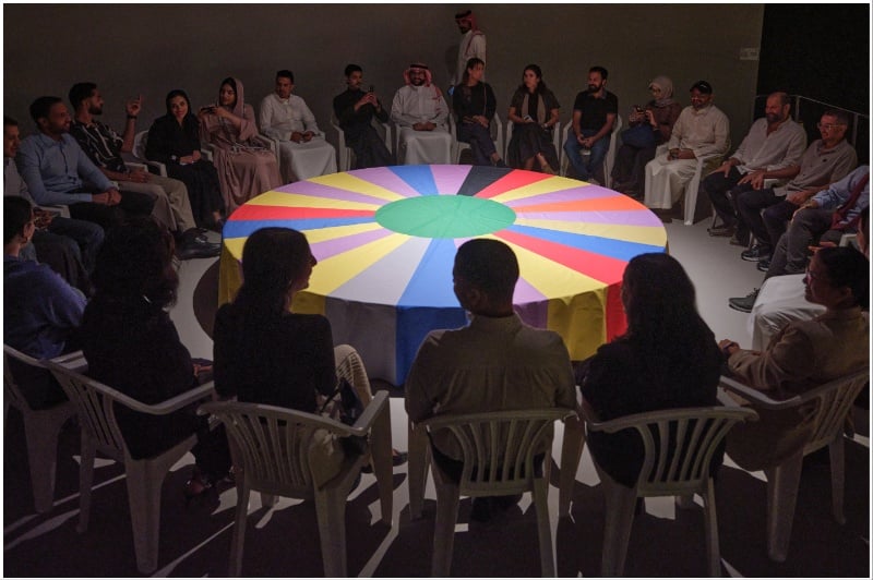 Pierre Ardouvin, The wheel of fortune, 2024, Courtesy of SAMoCA 10