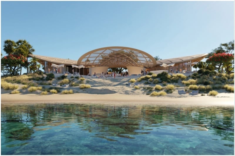 Four Seasons Residences on Shura Island. 