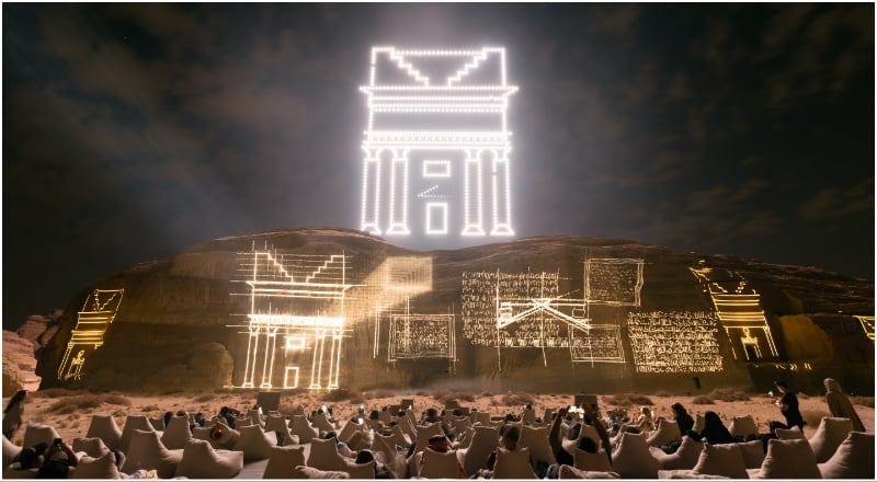 Ancient Kingdoms Festival_Hegra Drone Show