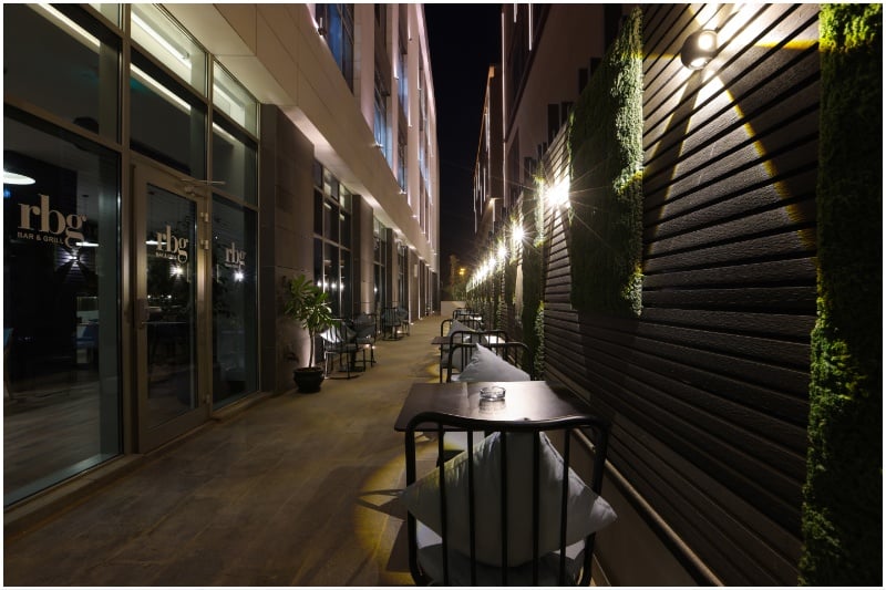 RBG Restaurant outdoor terrace