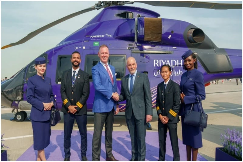 Riyadh Air helicopter service