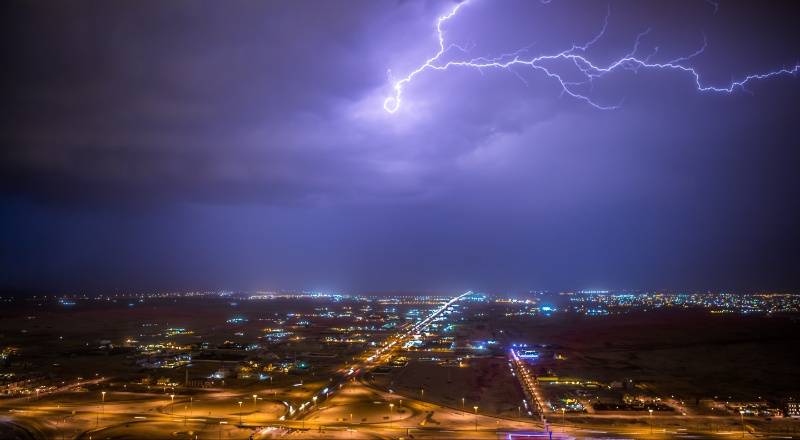 heavy thunderstorms and flash floods in Saudi Arabia