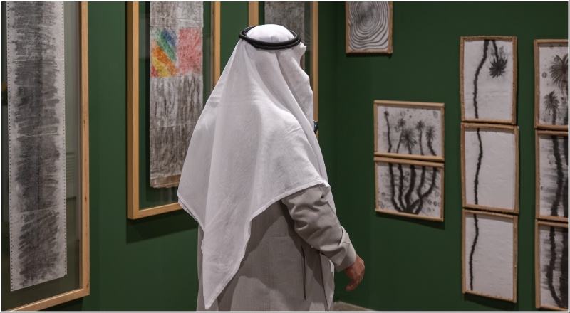 Sara Abdu Intimate Architecture of Belonging by ATHR Gallery, Courtesy of Arts AlUla and AlUla Moments.