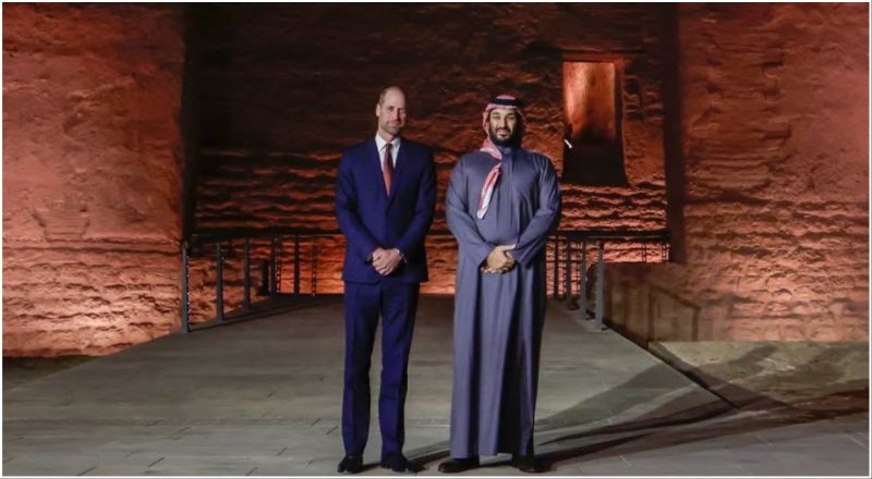 Prince William in Riyadh, Saudi Arabia