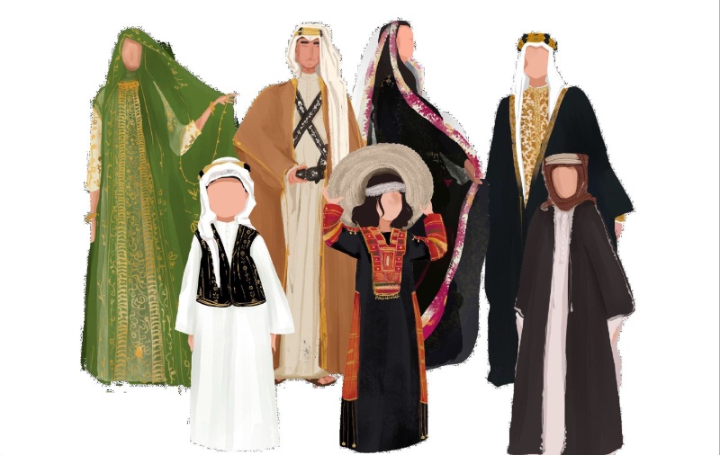 Saudi traditional attires