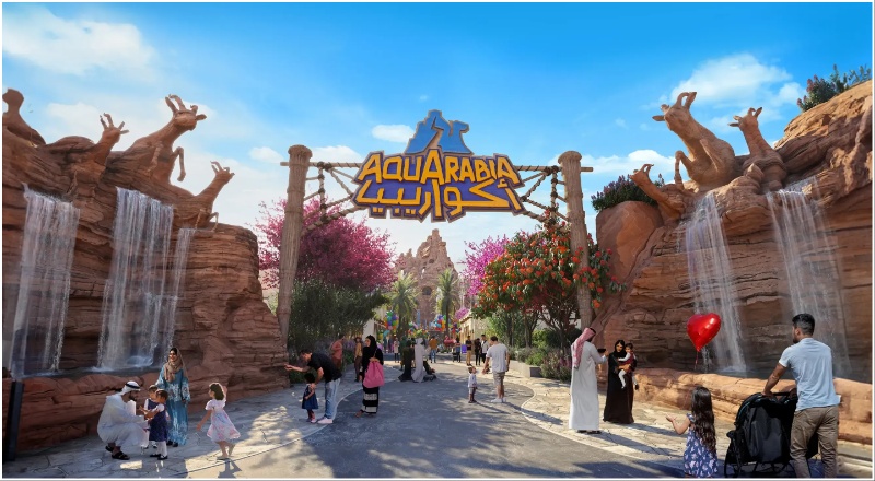 first-ever Aquarabia ladies' day