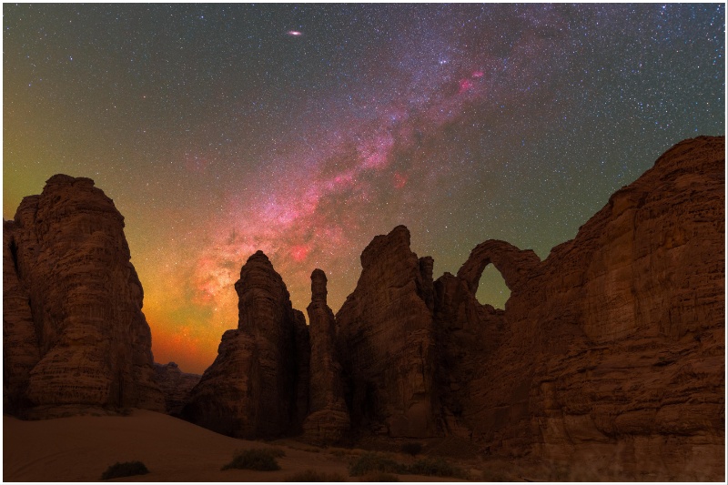Meteor showers in AlUla