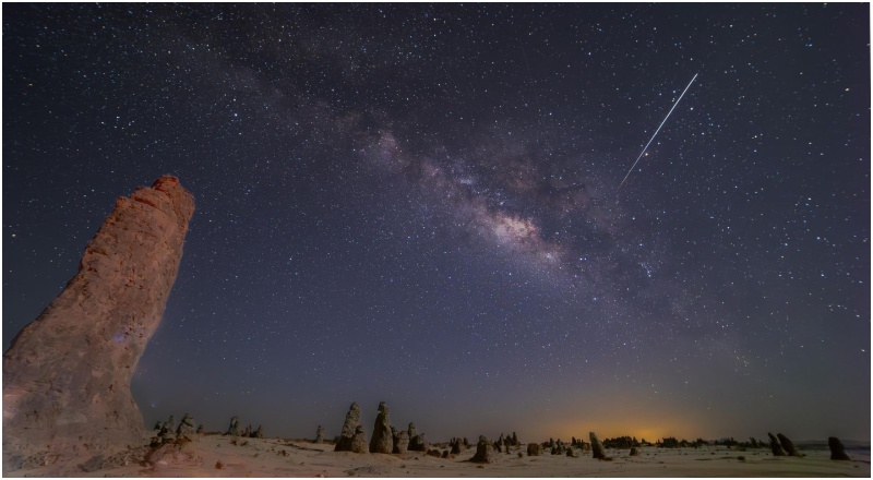 Meteor showers in AlUla