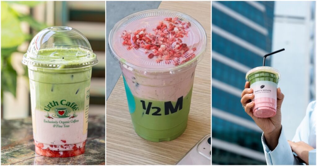 strawberry matcha trend in Saudi Arabia
