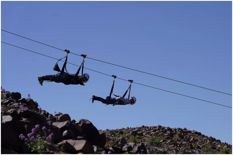 ziplining in AlUla