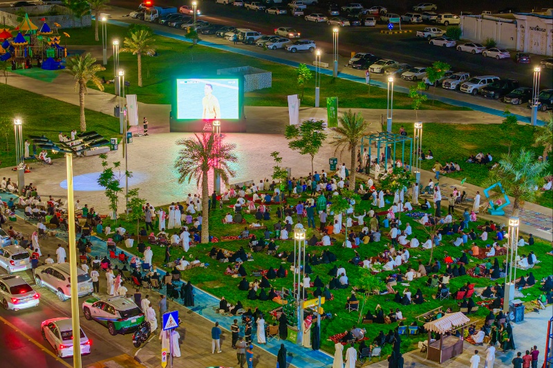 watch the Saudi FIFA World Cup 2026 matches at parks and squares.